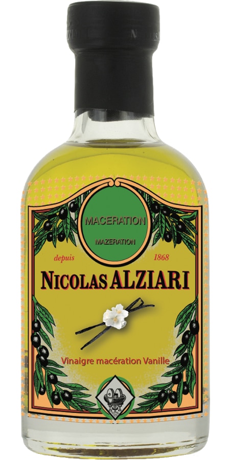 Projet TD Design - Alziari - Vinaigres - Vinaigre de macération huile vanille